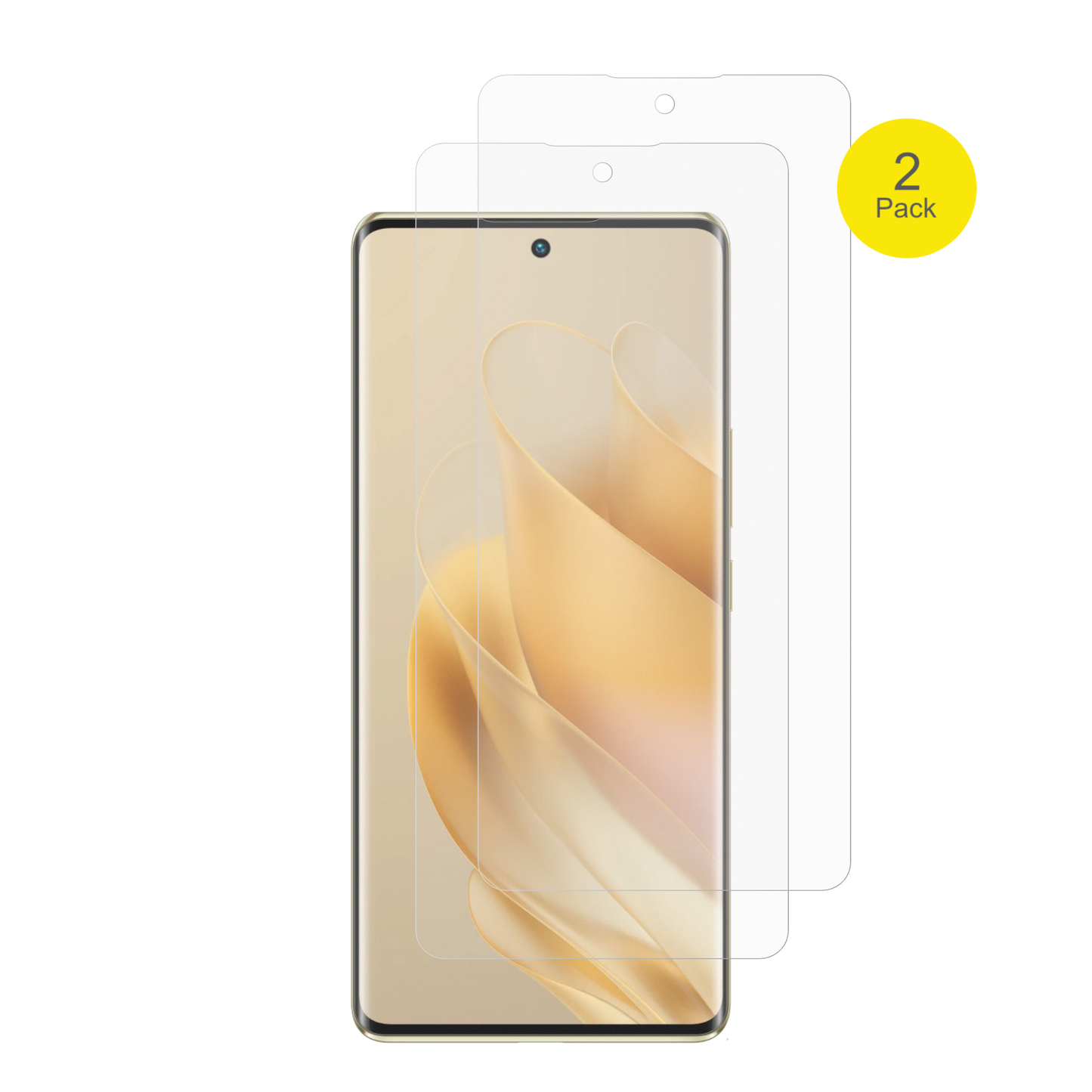 InfinixZero 30 5G mit aufgebrachter dipos Flex Schutzfolie, glasklare Darstellung ohne Einschränkungen
