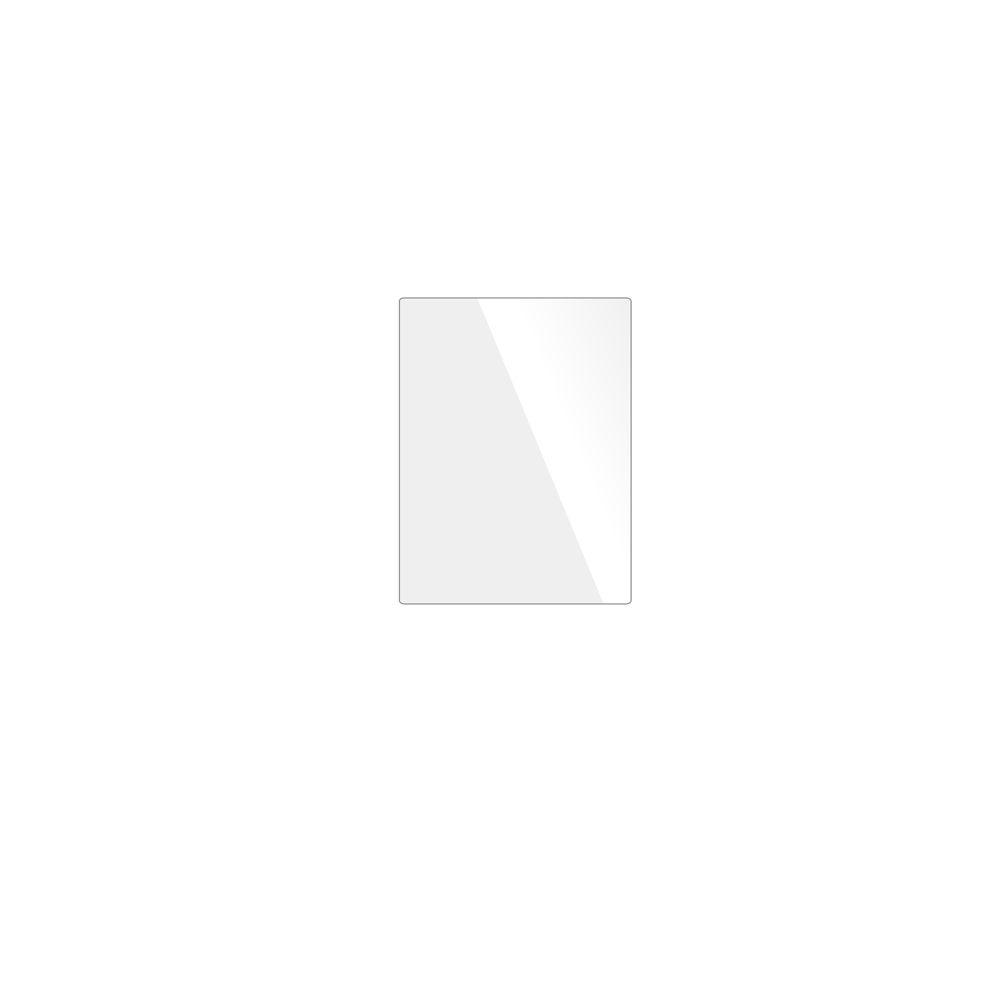 dipos Displayschutz für INF WDC901, transparente Oberfläche, geringe Dicke und perfekte Passform