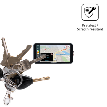 dipos Displayschutz für Innovv N1 Pro 5.99 Zoll, transparente Oberfläche, perfekte Passform auch für die Rundungen