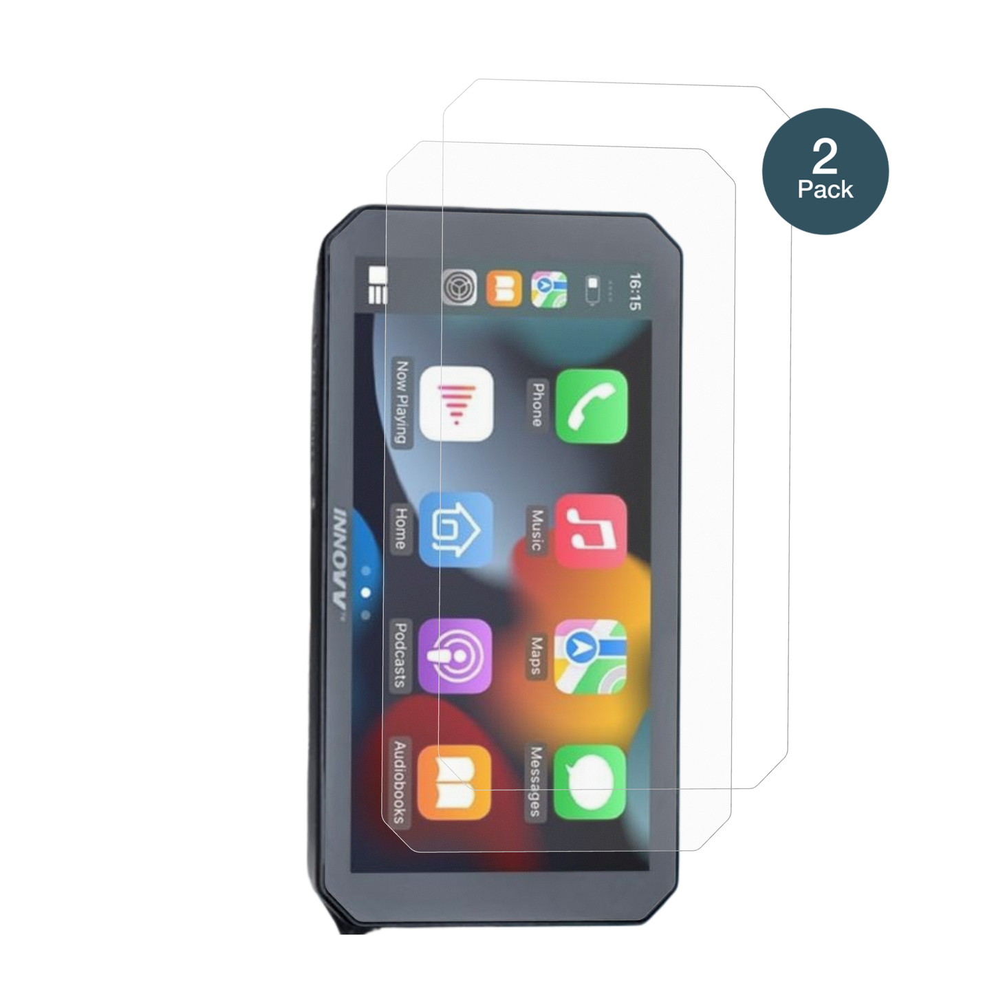 InnovvN1 5.99 Zoll mit aufgebrachter dipos Panzerfolie, die lästige Fingerabdrücke minimiert