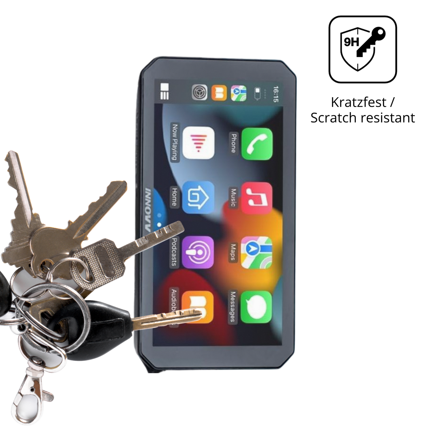 dipos Displayschutz für Innovv N1 5.99 Zoll, mattierte Oberfläche, robuste Festigkeit und perfekte Passform