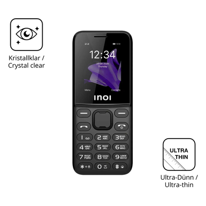 Dünne und klare Folie passend zugeschnitten für INOI 140 Classic Lite 4G