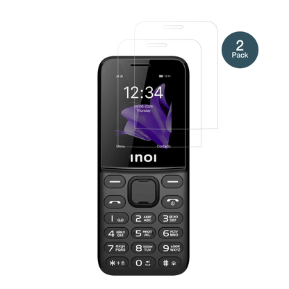 INOI244 Modern Plus 4G mit aufgebrachter dipos Flex Schutzfolie, glasklare Darstellung ohne Einschränkungen