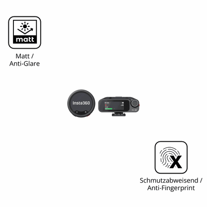 4x Screen Protector for Insta360 Mic Pro TX + RX Protection Anti Glare dipos