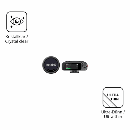 4x Screen Protector for Insta360 Mic Pro TX + RX Protection Crystal Clear dipos