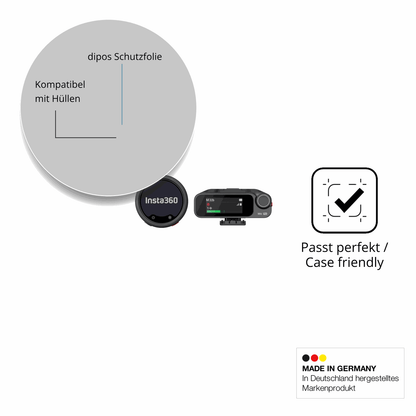 4x Screen Protector for Insta360 Mic Pro TX + RX Protection Crystal Clear dipos