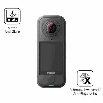Dünne und entspiegelnde Folie passend zugeschnitten für insta360x4 air