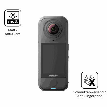 9H Hartbeschichtete, flexible Folie passend zugeschnitten für insta360x4 air