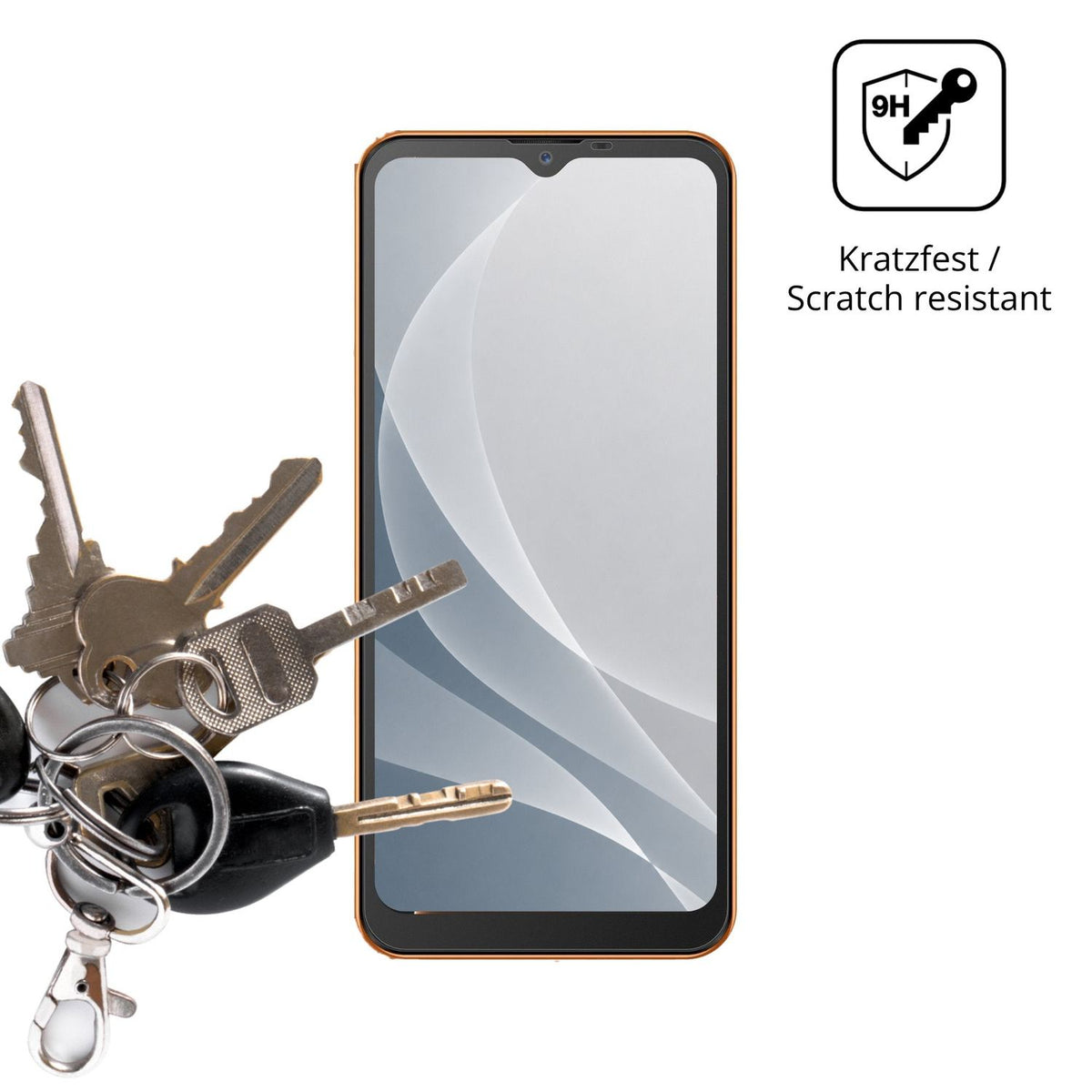 dipos Displayschutz für invens Note 15P, mattierte Oberfläche, robuste Festigkeit und perfekte Passform