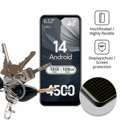 dipos Displayschutz für invens Note TK02, transparente Oberfläche, geringe Dicke und perfekte Passform
