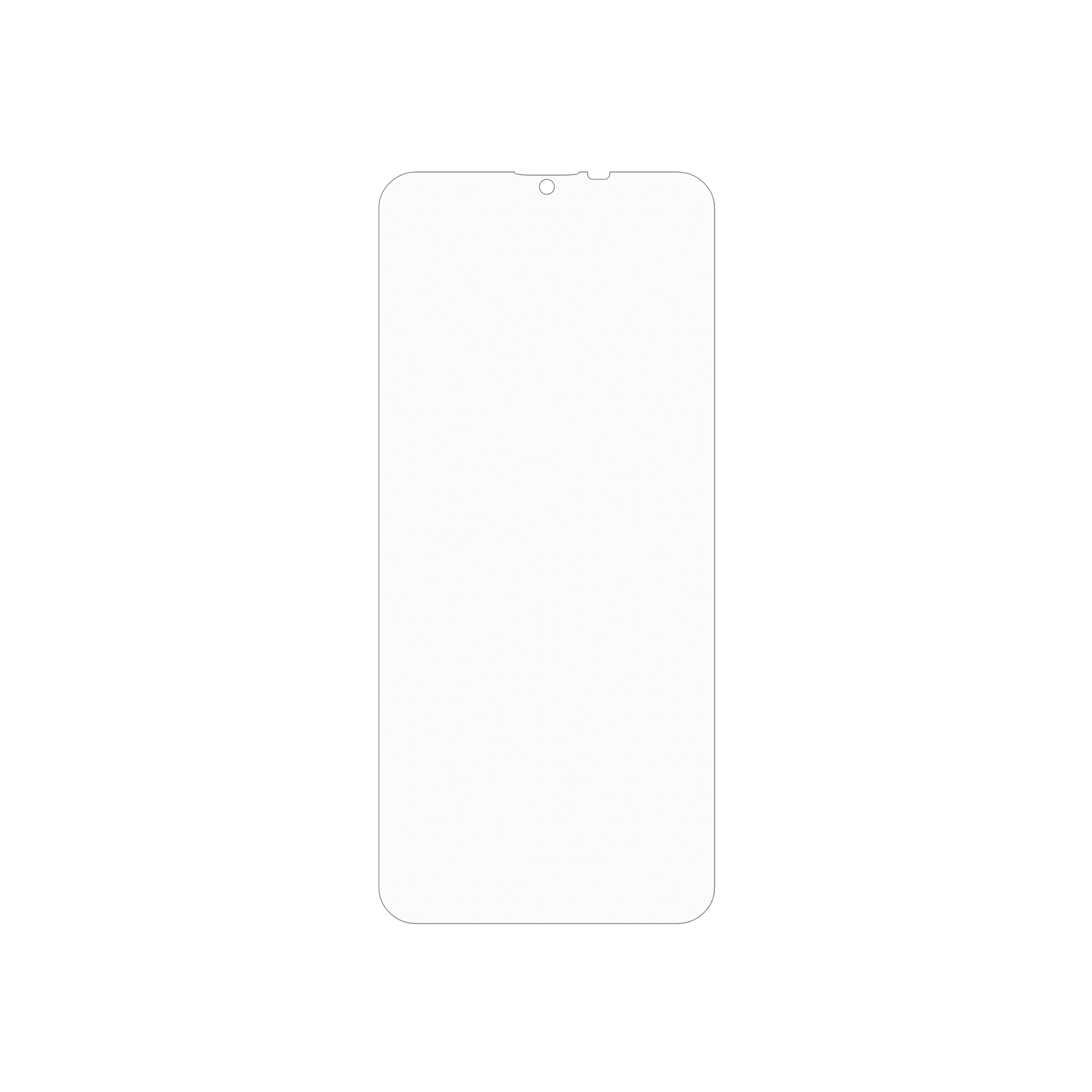 dipos Displayschutz für Invens Note TK01, mattierte Oberfläche, geringe Dicke und perfekte Passform