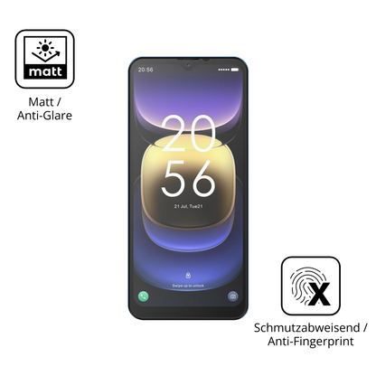 Dünne und entspiegelnde Folie passend zugeschnitten für Invens Note TK01