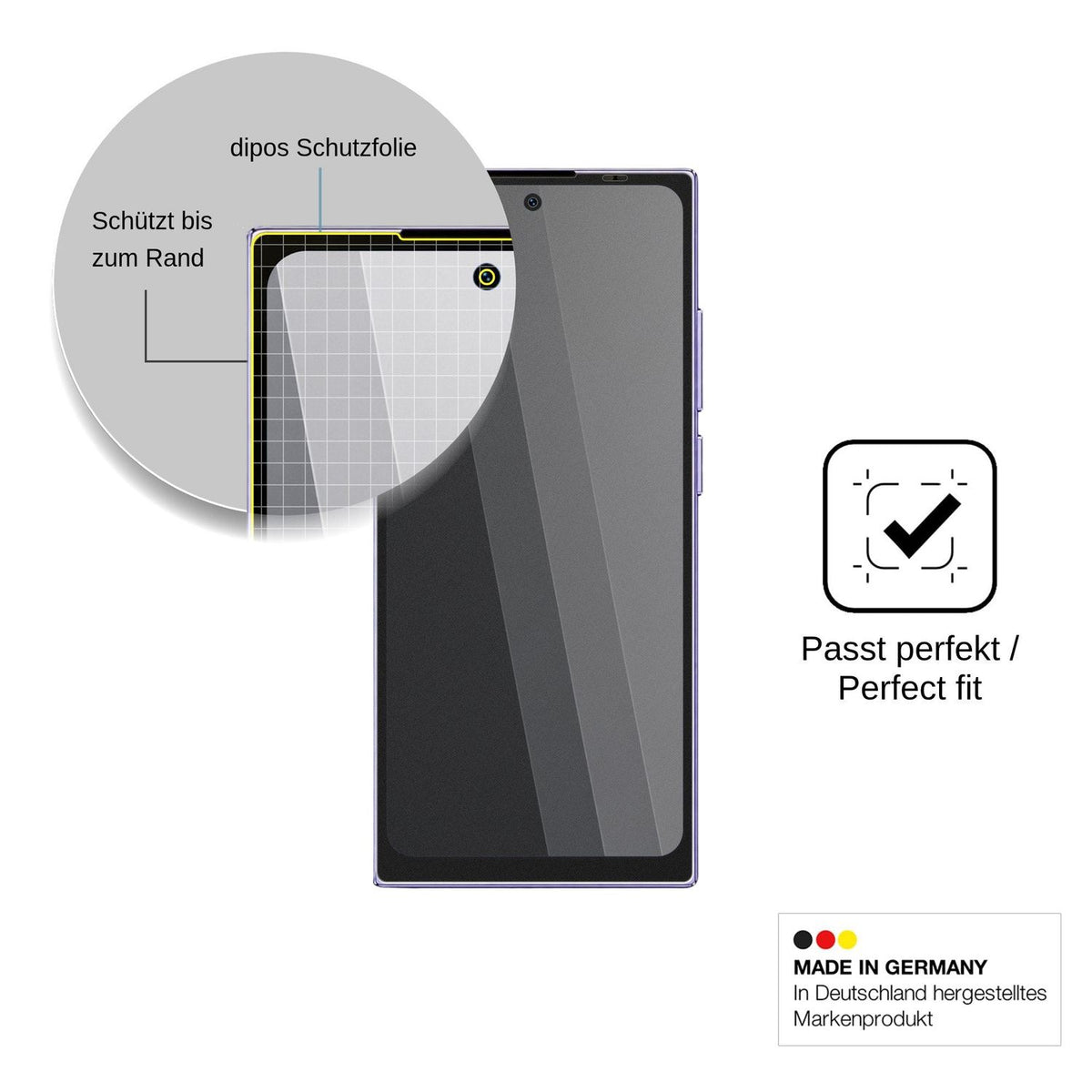 Screen Protector for invens Ultra S25 Privacy Filter 4-Way Protection dipos