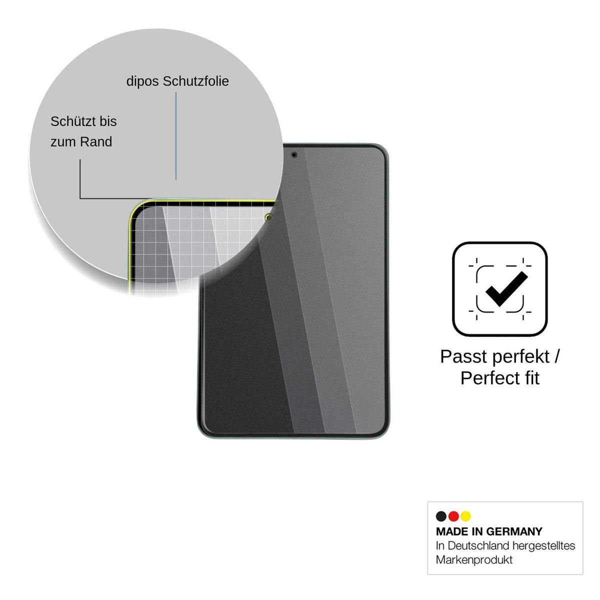 Screen Protector for iQOO Pad Ultra Privacy Filter 4-Way Protection dipos
