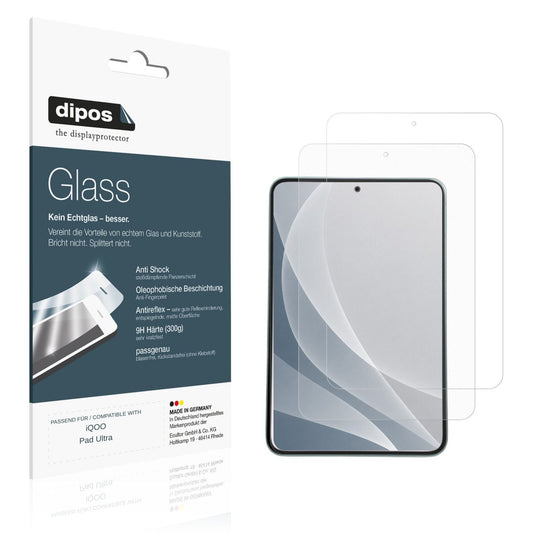 2x Screen Protector for iQOO Pad Ultra matte Flexible Glass 9H dipos