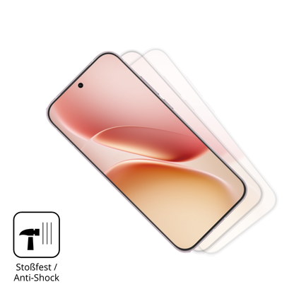 Schutz gegen Kratzer auf dem iQOO Z11 Turbo Glas durch Schlüssel, Stöße gegen die Tischkante oder Stürze