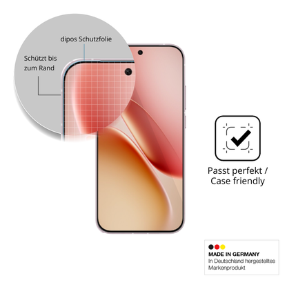 Besonders flexibler Displayschutz mit Anti-Shock-Schicht im Materialmix