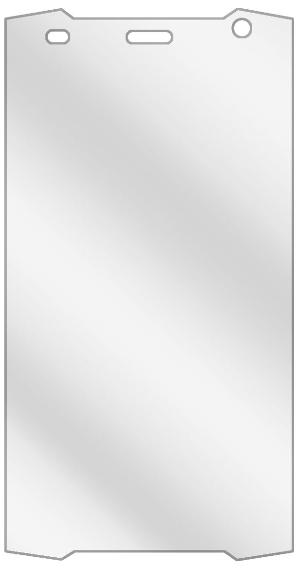 2x Screen Protector for i.safe MOBILE IS520.1 Protection Crystal Clear dipos