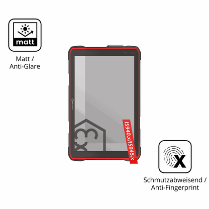 2x Screen Protector for i.safe MOBILE IS940.1 matte Flexible Glass 9H dipos