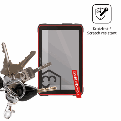 2x Screen Protector for i.safe MOBILE IS940.1 Flexible Glass 9H dipos