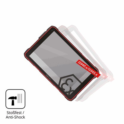 2x Screen Protector for i.safe MOBILE IS940.1 Flexible Glass 9H dipos