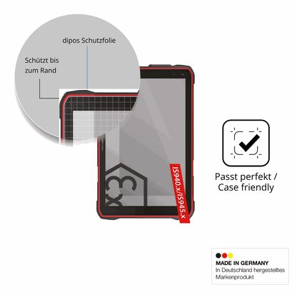 2x Screen Protector for i.safe MOBILE IS940.1 Flexible Glass 9H dipos