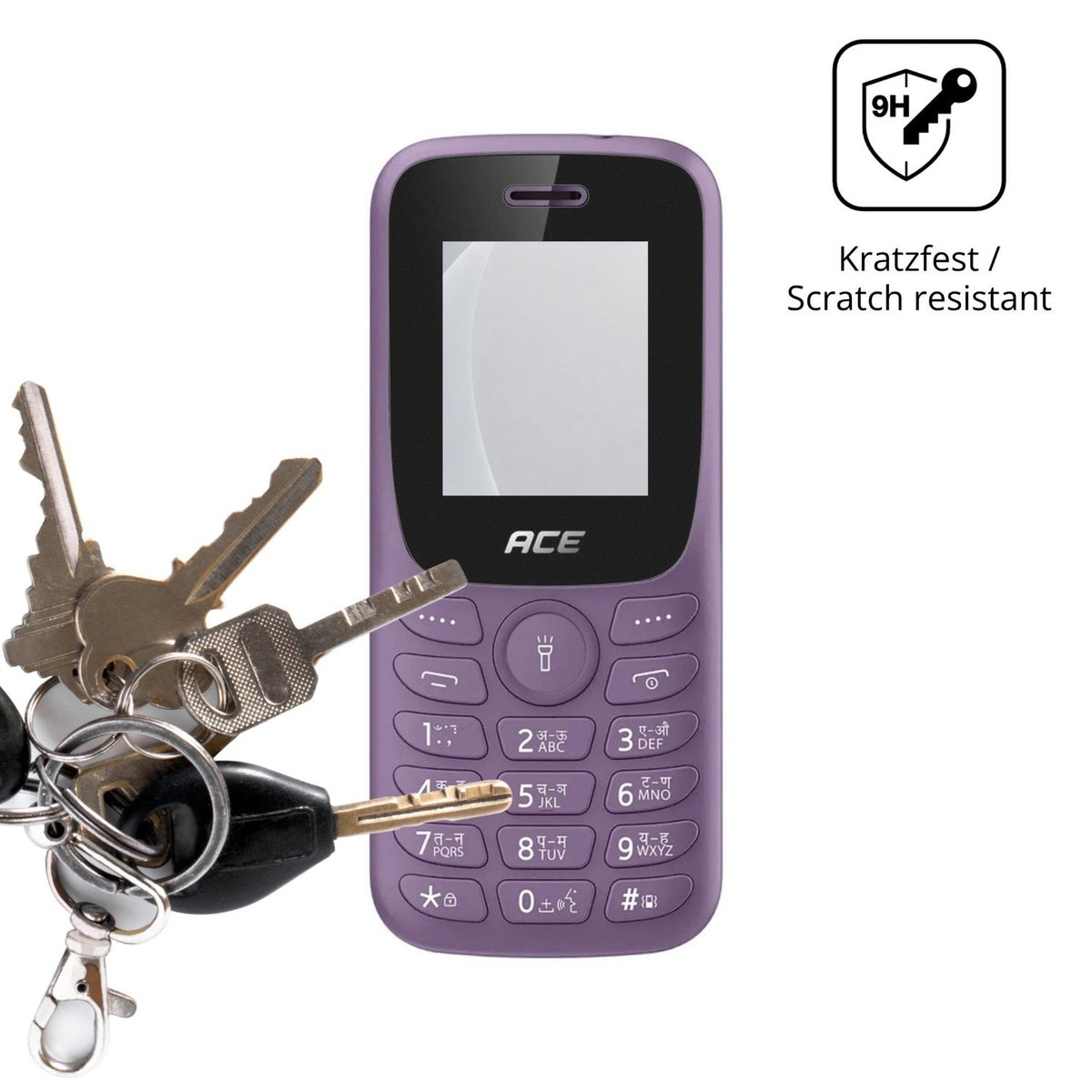 dipos Displayschutz für Itel Ace 3 Heera, mattierte Oberfläche, robuste Festigkeit und perfekte Passform