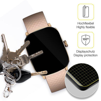 dipos Displayschutz für Itel Alpha 2 Pro, transparente Oberfläche, geringe Dicke und perfekte Passform