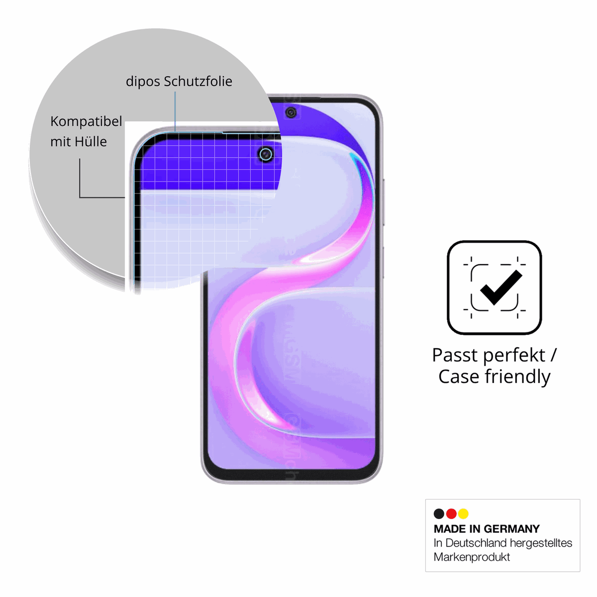 4x Screen Protector for Itel City 200 Protection Anti Glare dipos