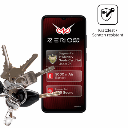 dipos Displayschutz für Itel Zeno 20 Max, transparente Oberfläche, perfekte Passform auch für die Rundungen