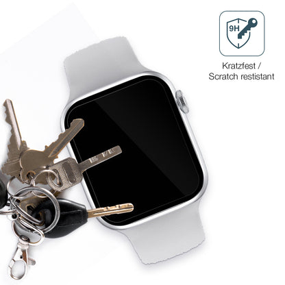dipos Displayschutz für Iwo Watch 7 Pro, transparente Oberfläche, perfekte Passform auch für die Rundungen