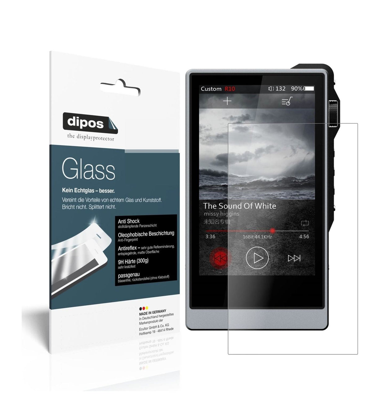 Screen Protector for I iBasso DX200 I matte I Flexible Glass I 9H I dipos