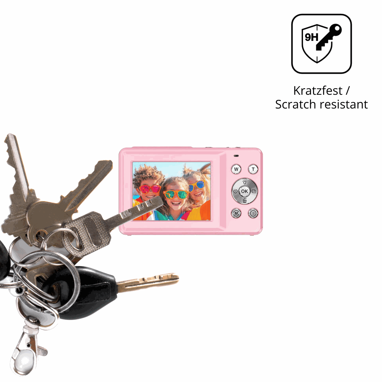dipos Displayschutz für IXNAIQY DC403, mattierte Oberfläche, robuste Festigkeit und perfekte Passform