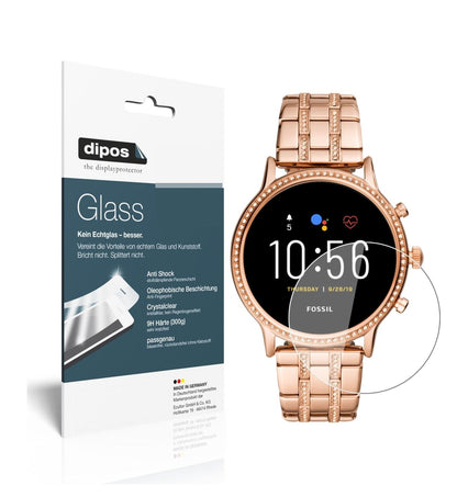 dipos 1x 9H Clear Screen Protector for Fossil Julianna HR (5. Gen.)