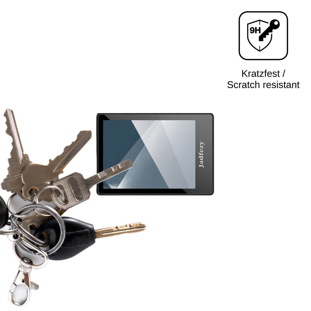 2x Screen Protector for Jadfezy Action Cam K-06 Flexible Glass 9H dipos