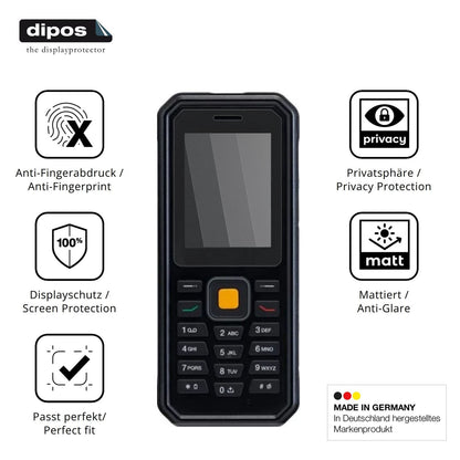 Screen Protector for JCB Tradesman 4 Privacy Filter 4-Way Protection dipos