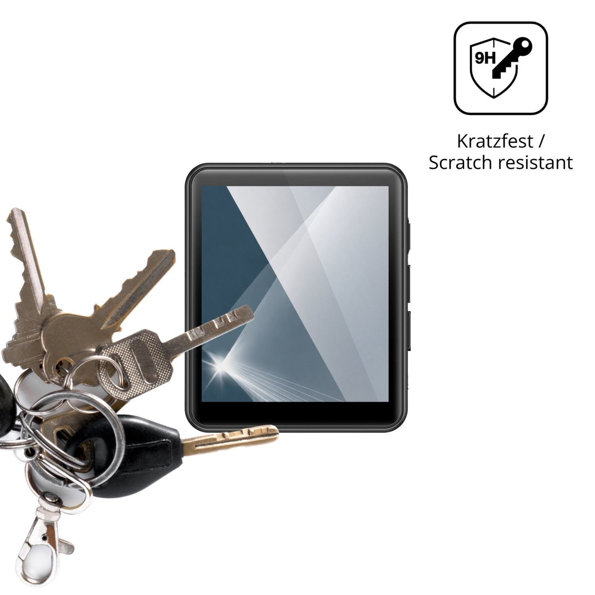 dipos Displayschutz für Joliker M5-2158, transparente Oberfläche, perfekte Passform auch für die Rundungen