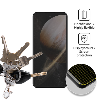 dipos Displayschutz für JoyHandy Pova 7 Pro, mit Blickschutzfilter und perfekter Passform auch für die Rundungen