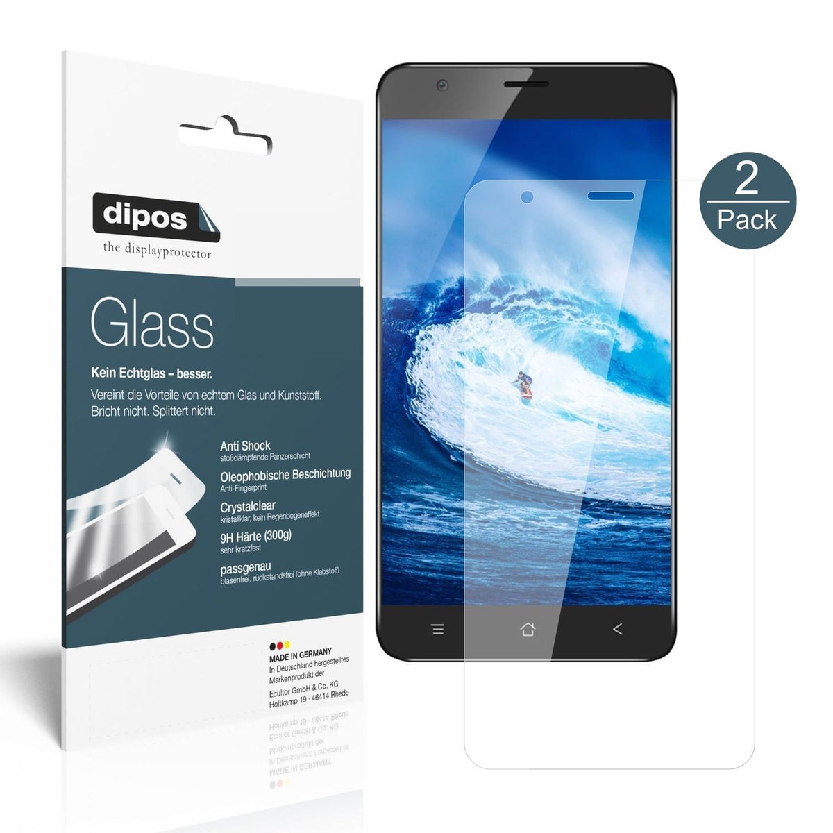 9H Clear Screen Protector for Blackview E7s – Shatterproof, Crystal Clear | dipos