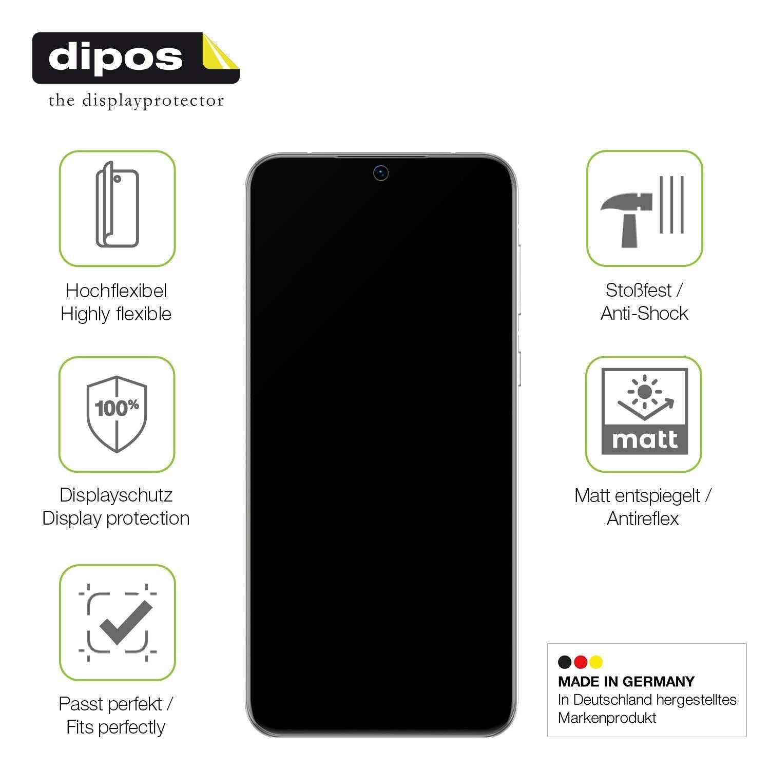 2x Full Cover Schutzfolie matt für Huawei P50E (7)