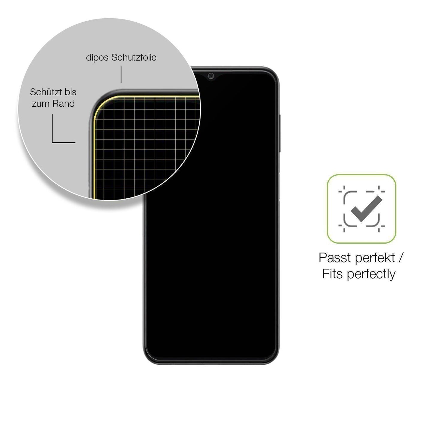 2x Full Cover Schutzfolie matt für Samsung Galaxy  (6)