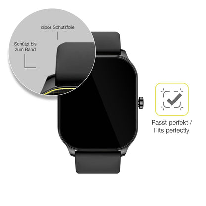 2x 3D Full Cover Schutzfolie für Amazfit Pop 3s (6)
