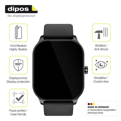 2x 3D Full Cover Schutzfolie für Amazfit Pop 3s (7)