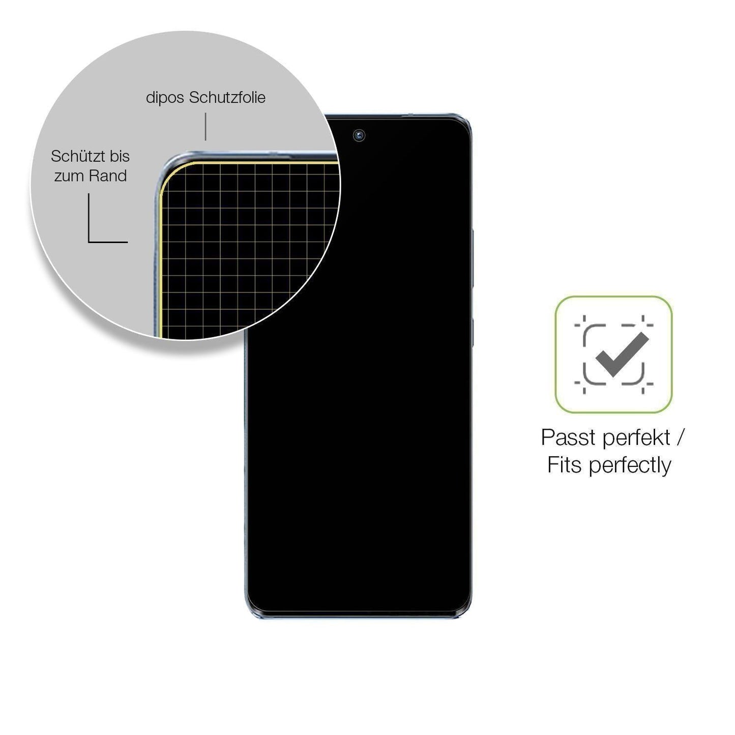 2x Full Cover Schutzfolie matt für Motorola Moto S (6)