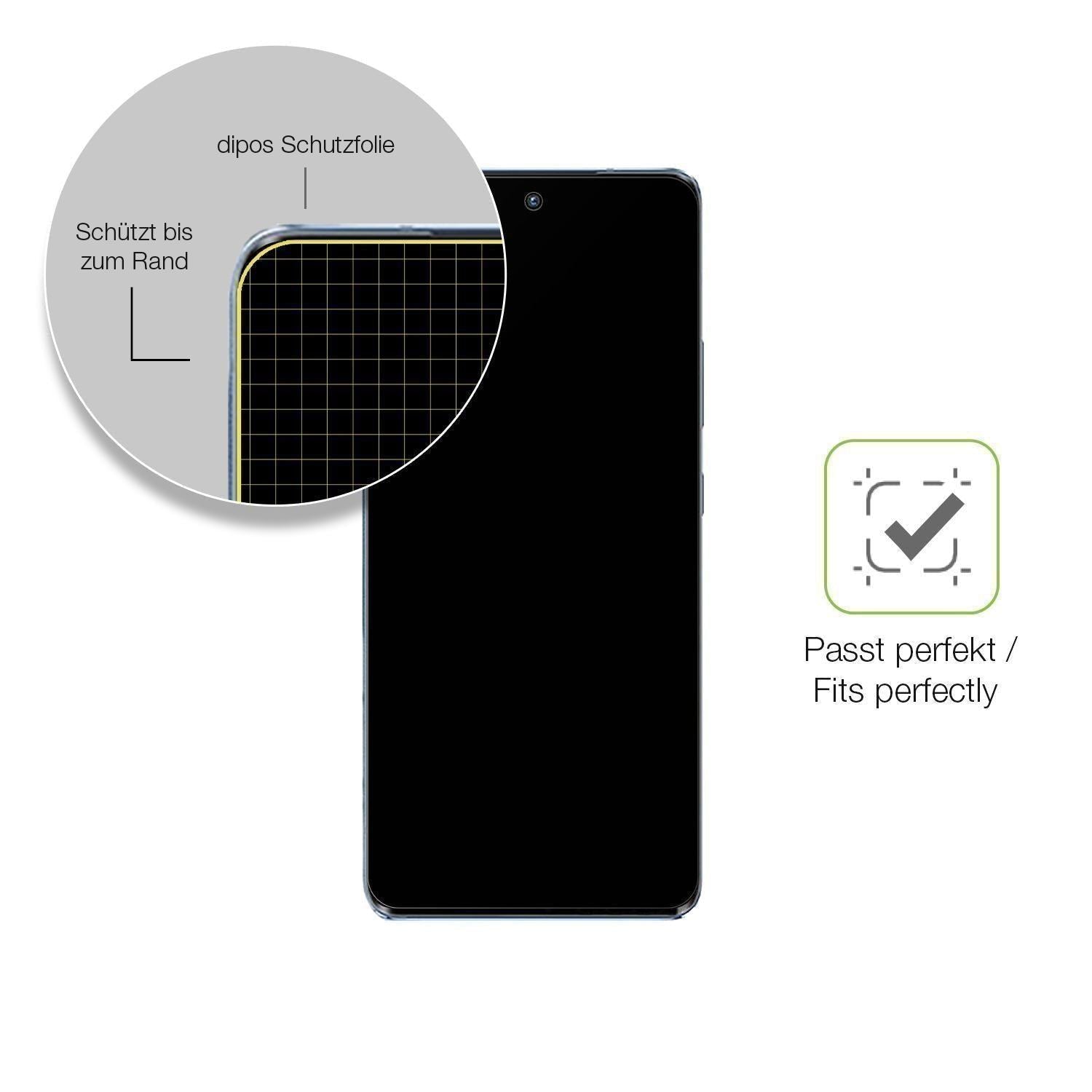 2x Full Cover Schutzfolie matt für Motorola Moto S (6)