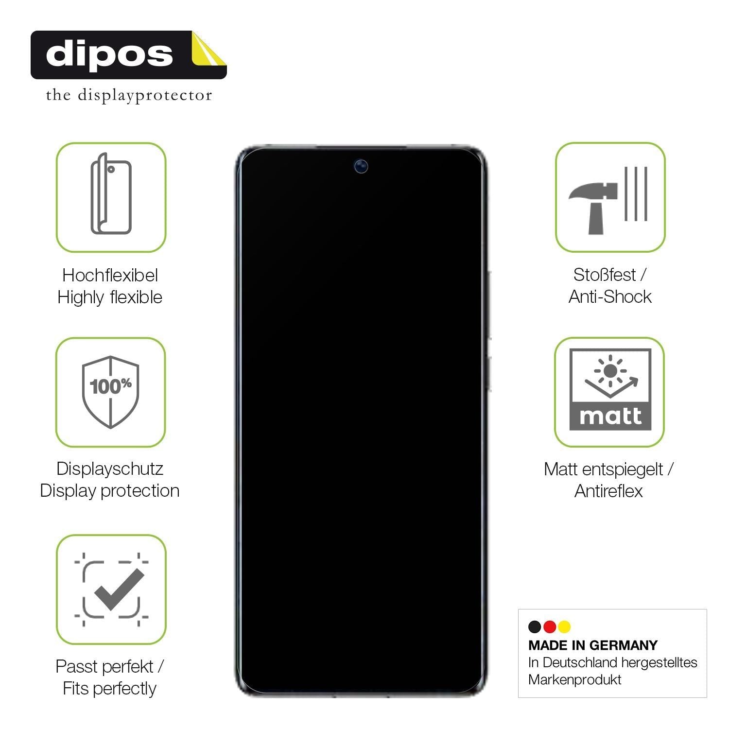 2x Full Cover Schutzfolie matt für Meizu 20 Pro (7)