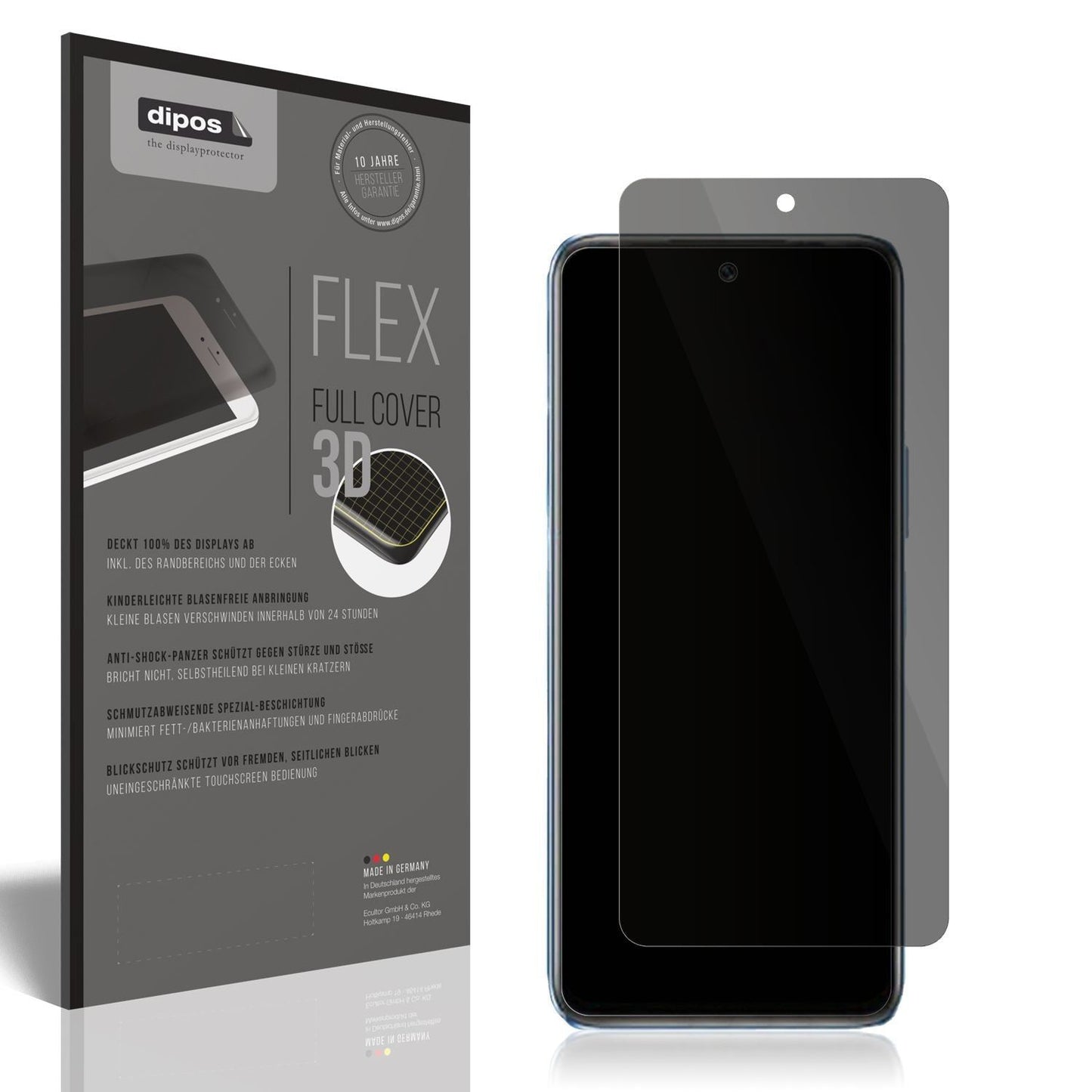 Full Cover Privacy Blickschutzfolie für Infinix Ho (1)