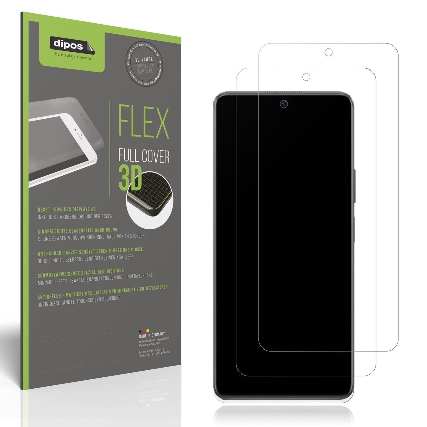 2x Full Cover Schutzfolie matt für Huawei Nova 11i (1)