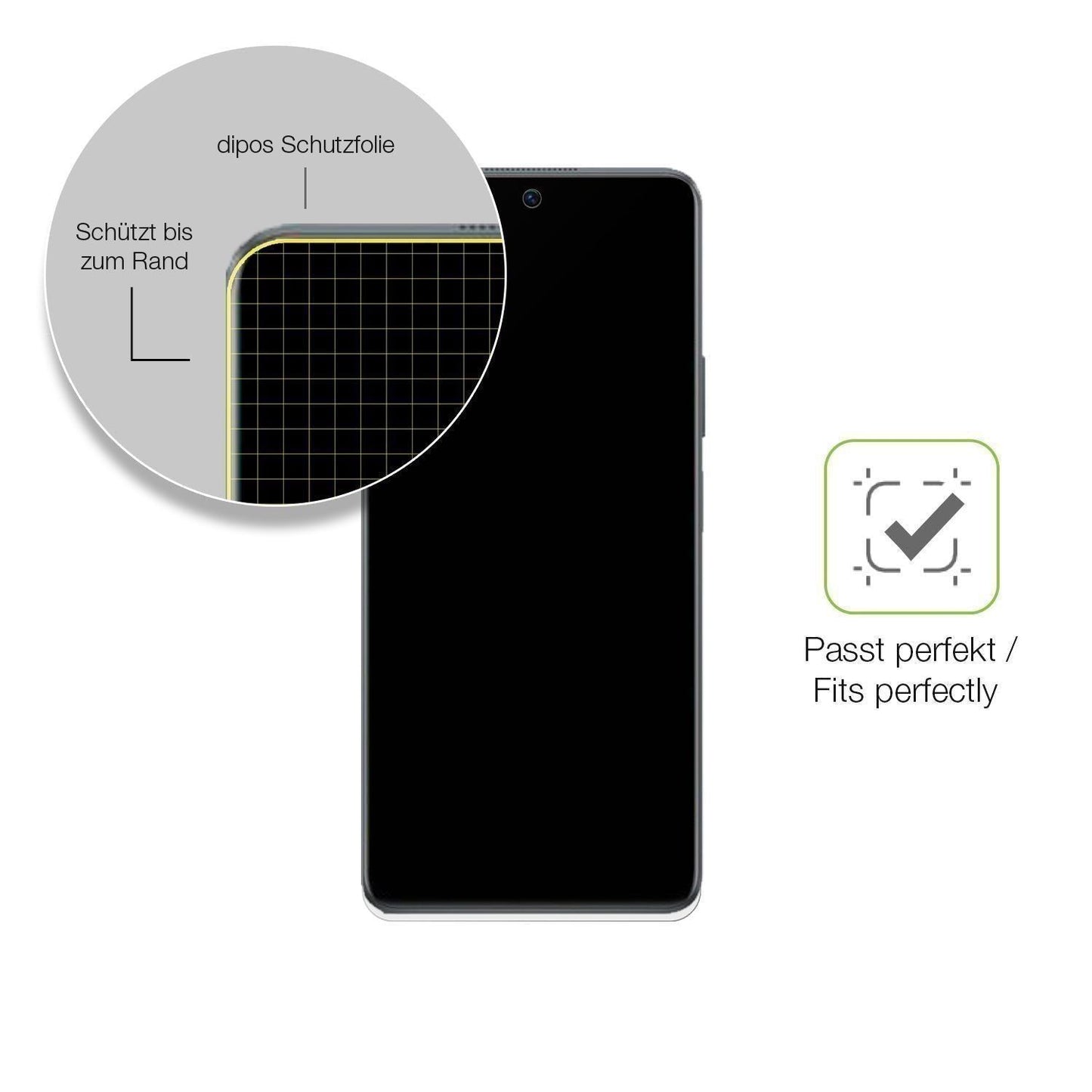 2x Full Cover Schutzfolie matt für Huawei Nova 11i (6)