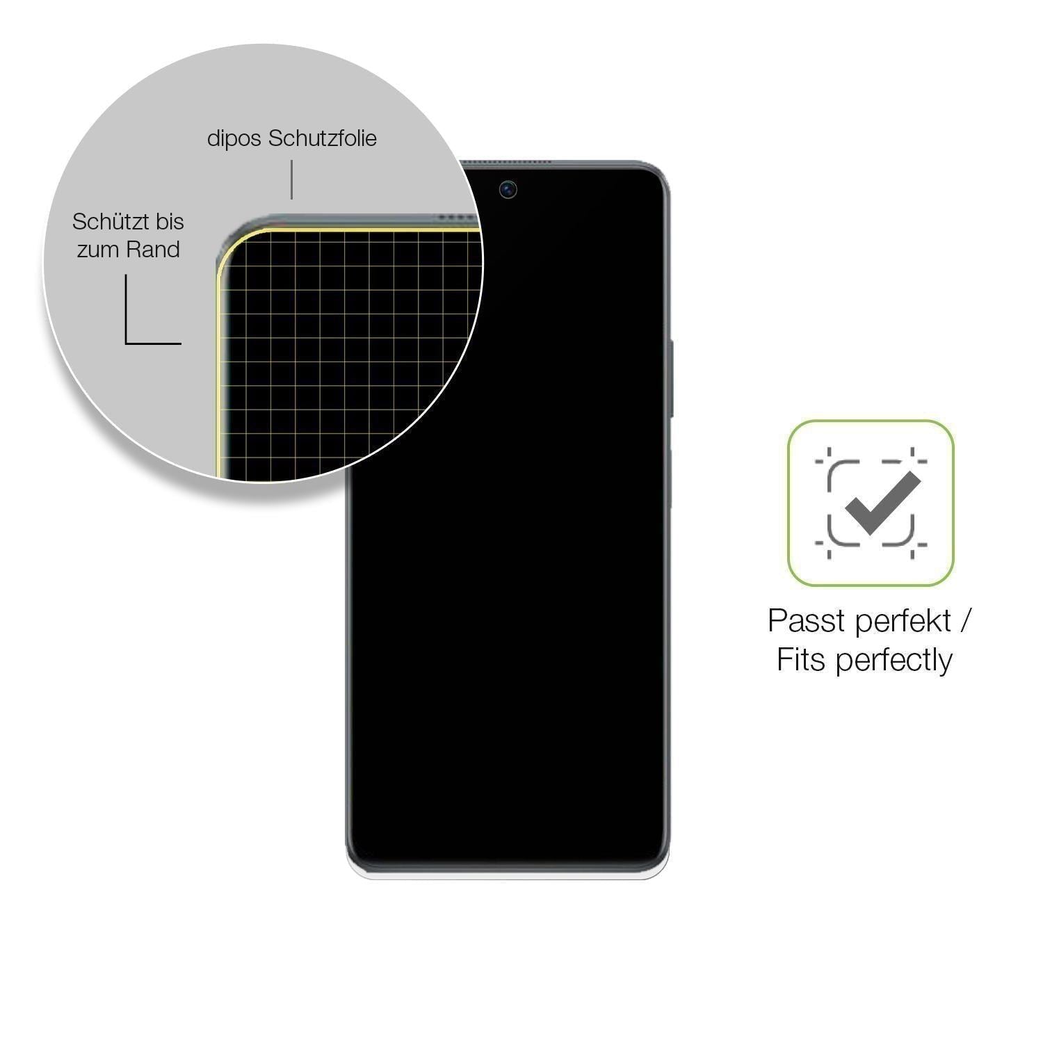 2x Full Cover Schutzfolie matt für Huawei Nova 11i (6)